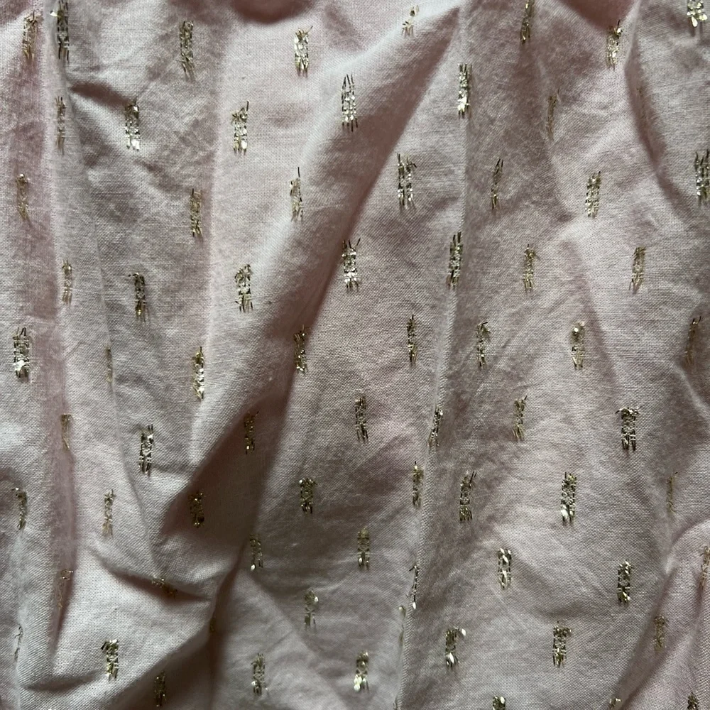 Splendid Pink and Gold Renata Midi Dress | Large NWT